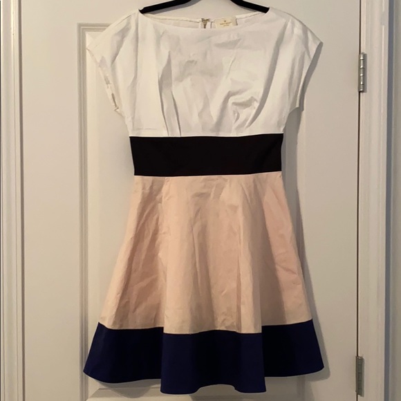 KATE SPADE Colorblock Fiorella Flare Dress - Picture 2 of 5
